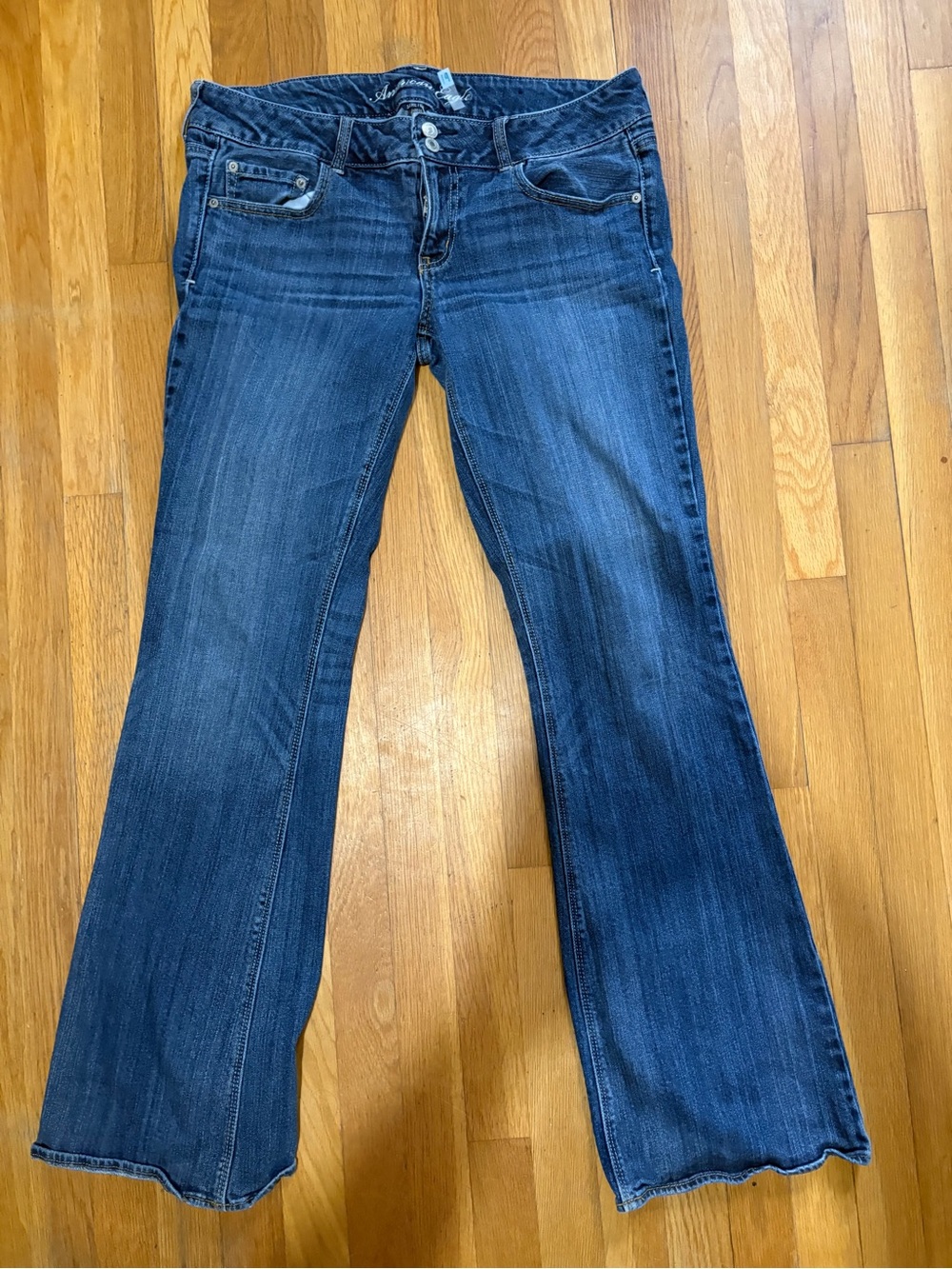 American Eagle Outfitters Dark Blue Flare Jeans